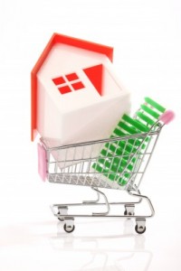 Picture of house in shopping basket - market rent